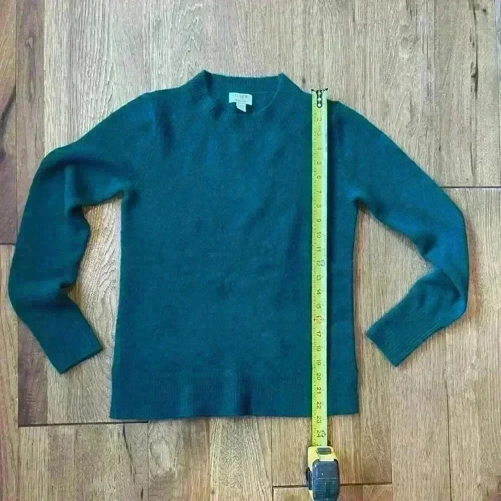 J. Crew Extra‎ Soft Green Sweater Women’s Sz XXS Cozy Winter Holiday Christmas